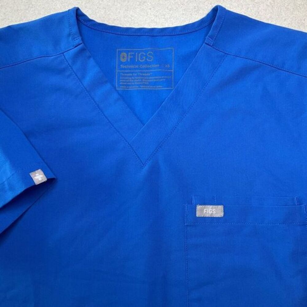 Figs Scrubs Men’s‎ Leon Three Pocket XS Capri Blue